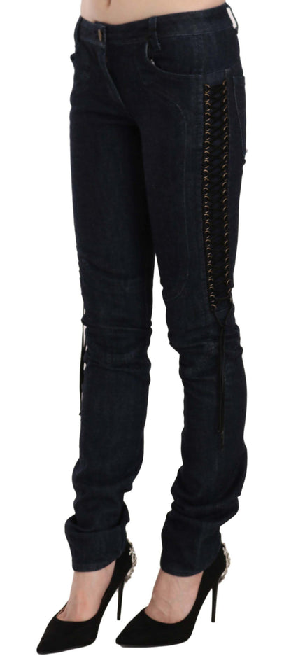 Pantalones ajustados elegantes de cintura baja