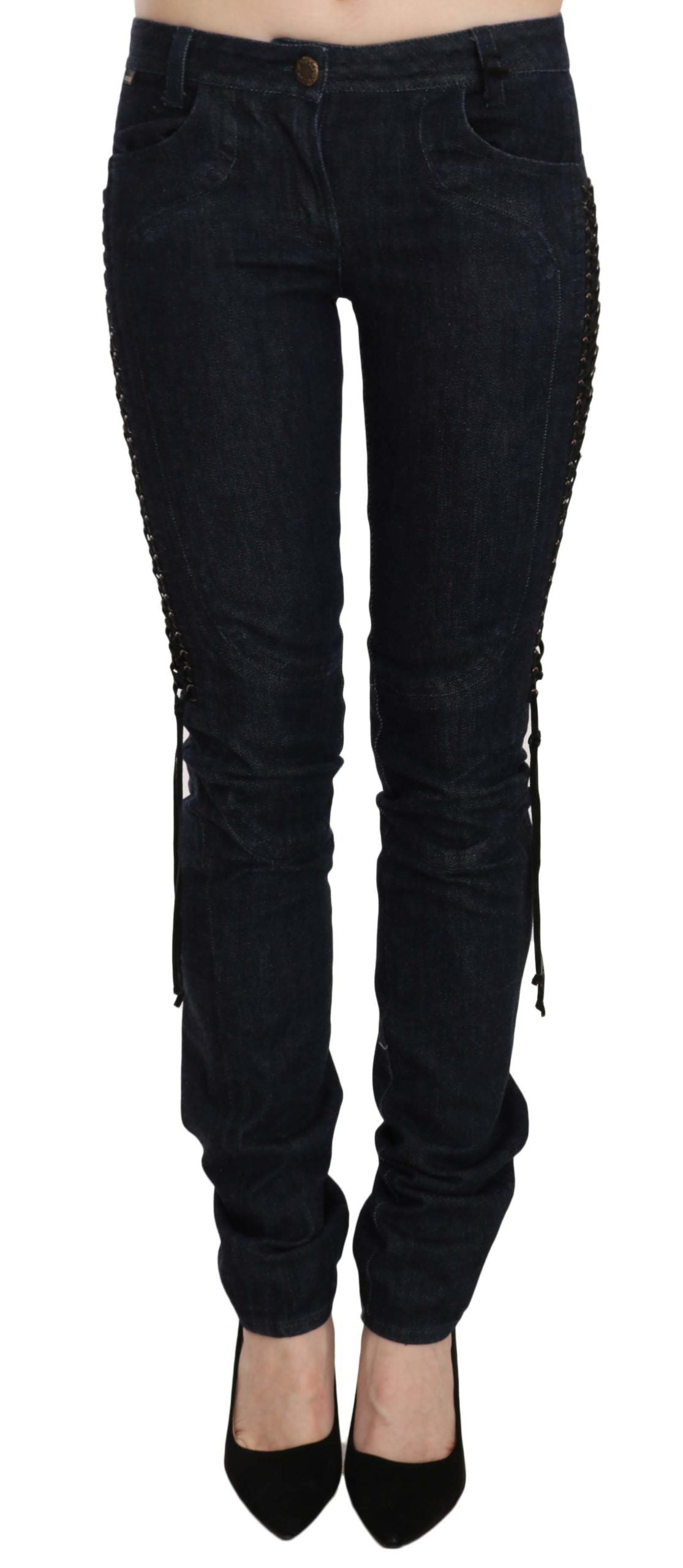 Pantalones ajustados elegantes de cintura baja