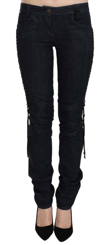 Pantalones ajustados elegantes de cintura baja