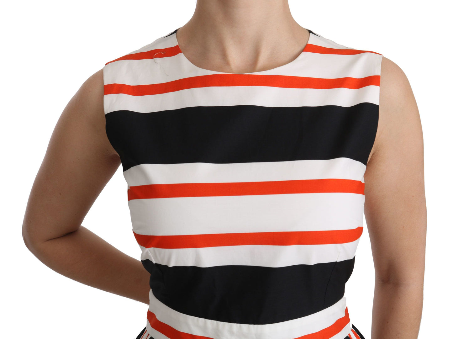 Vestido midi plisado de corte A