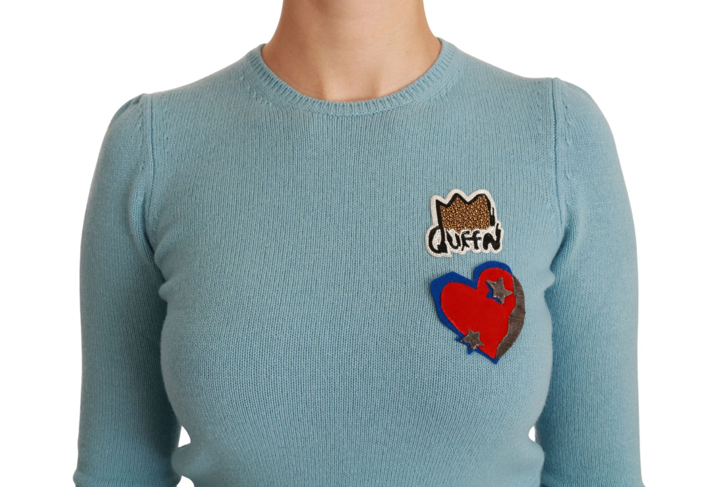 Suéter de lana con cuentas Queen Heart