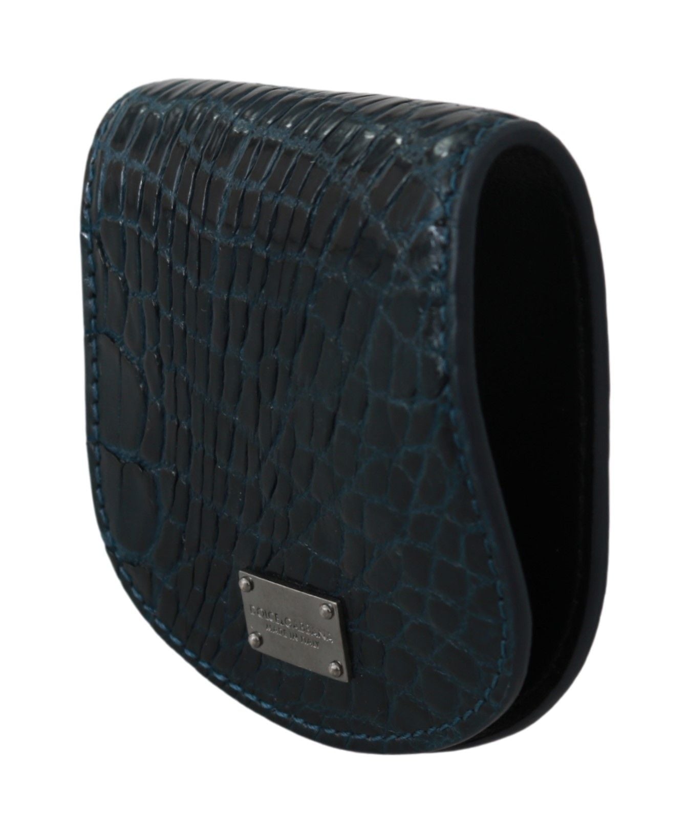 Exquisita cartera con monedero azul oscuro