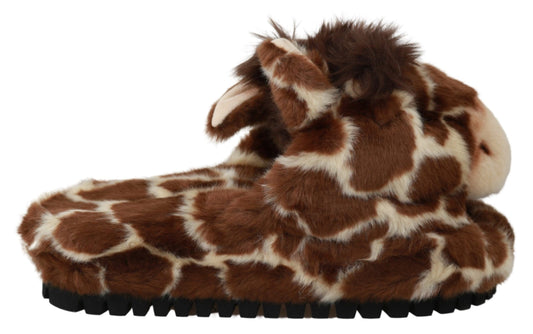 Sandalias elegantes con estampado de jirafa para una comodidad sofisticada