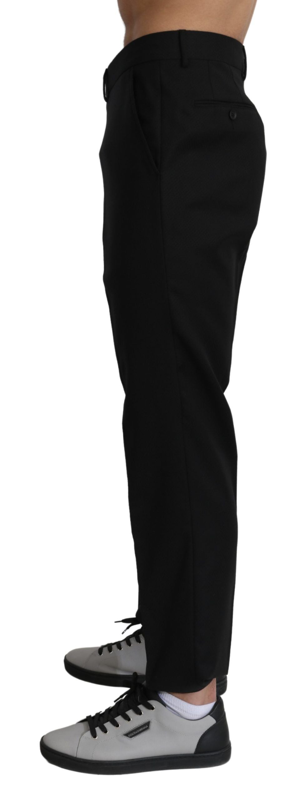 Pantalones formales elegantes de corte entallado