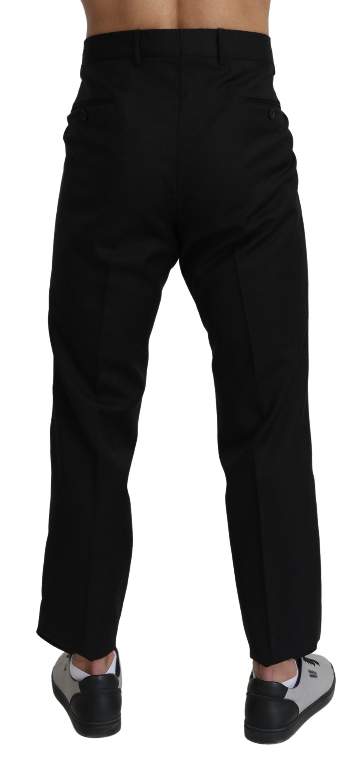 Pantalones formales elegantes de corte entallado