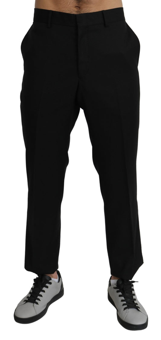 Pantalones formales elegantes de corte entallado