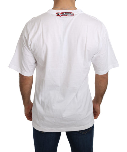 Camiseta de cuello redondo ajustada con estampado de pandas