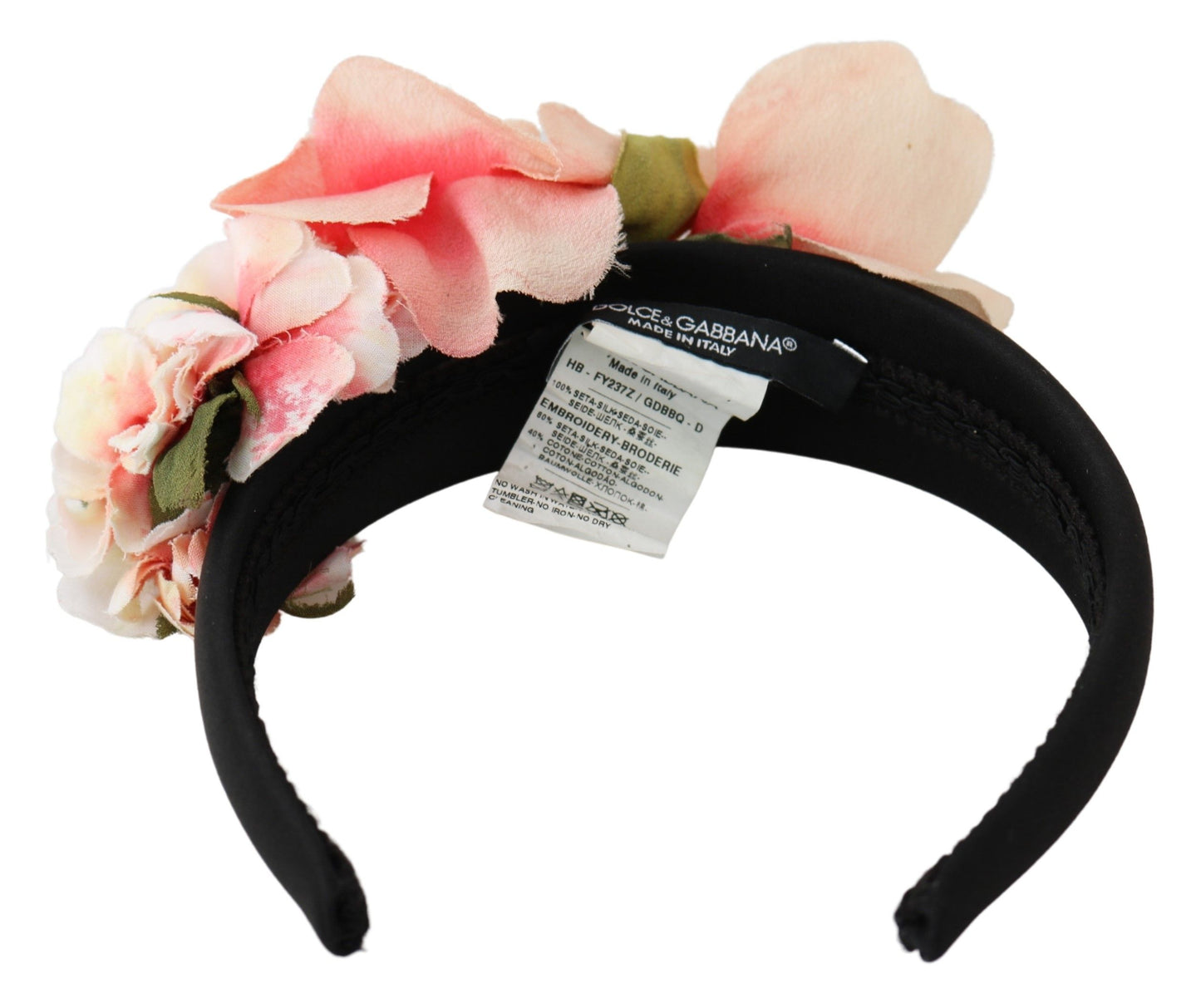 Elegante diadema de seda de diseñador