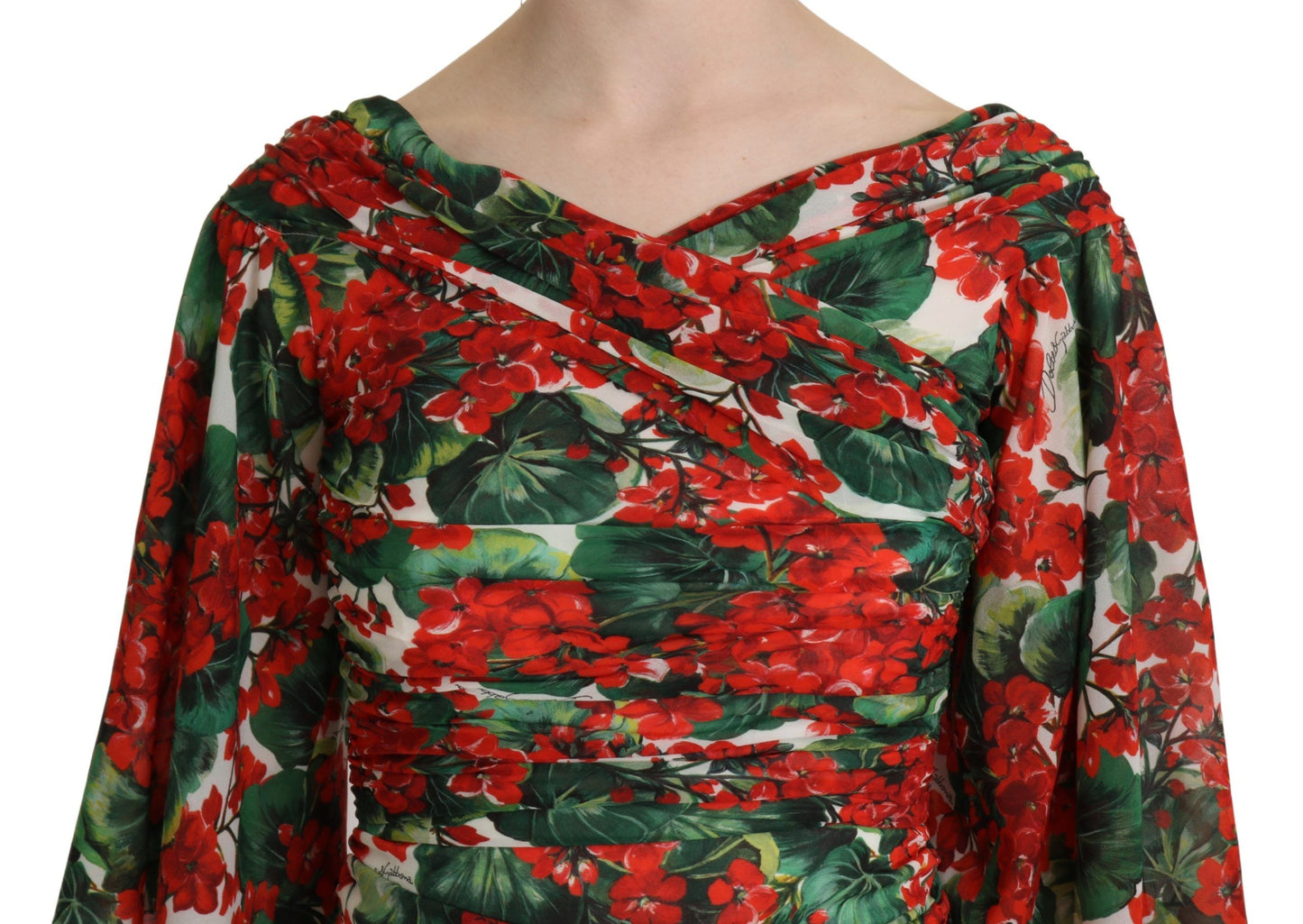 Encantador vestido midi floral