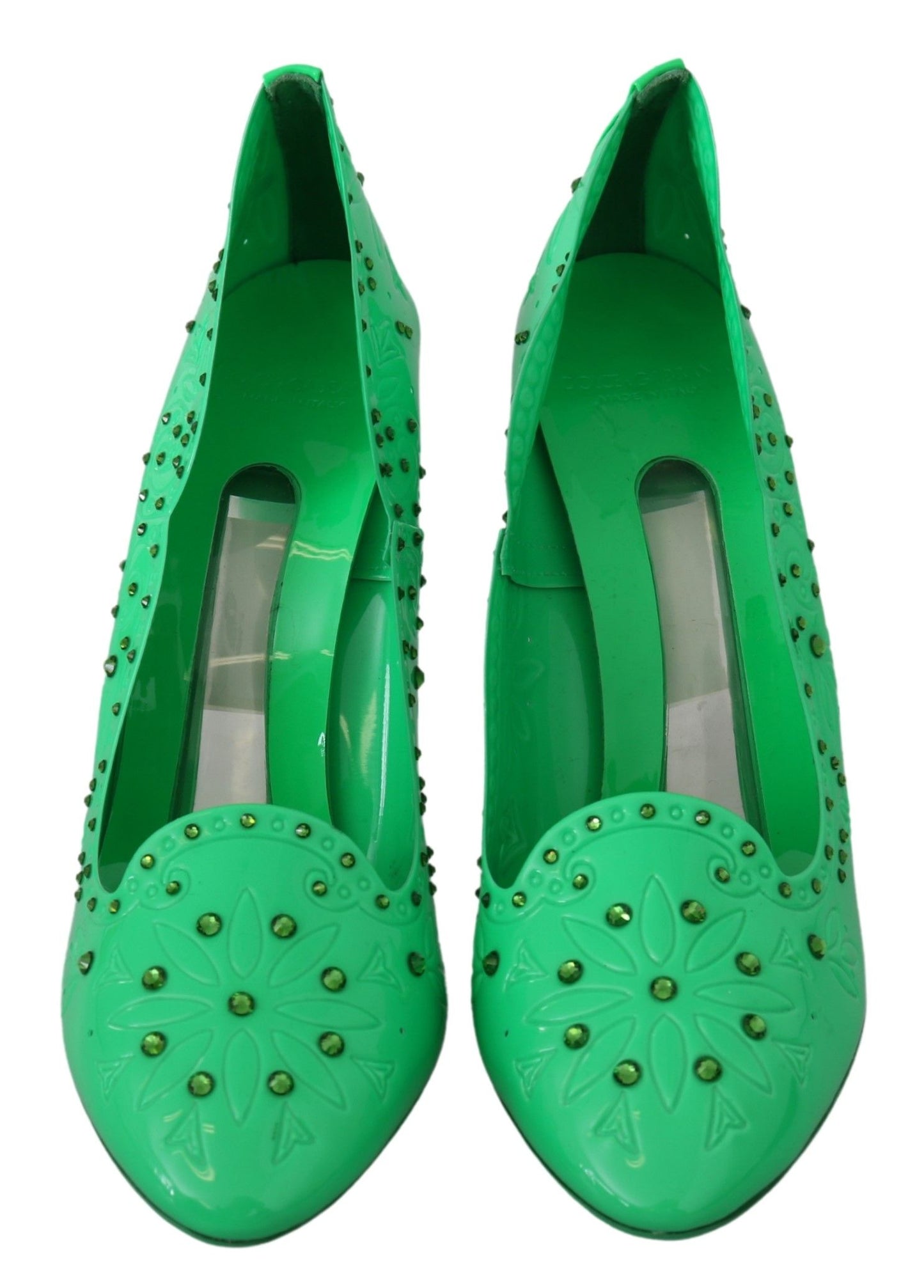 Encantadores zapatos de tacón de cristal de Cenicienta