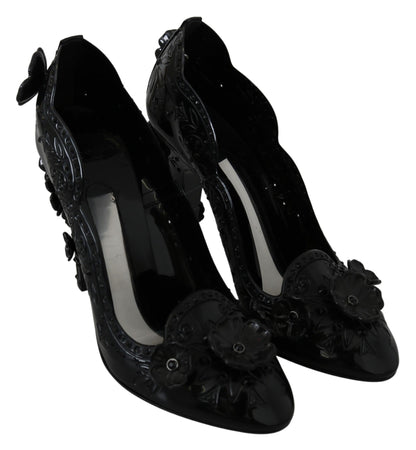 Encantadores zapatos de tacón de cristal de Cenicienta