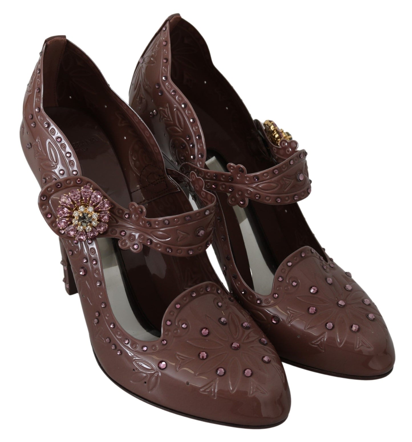 Encantadores zapatos de tacón de cristal de Cenicienta