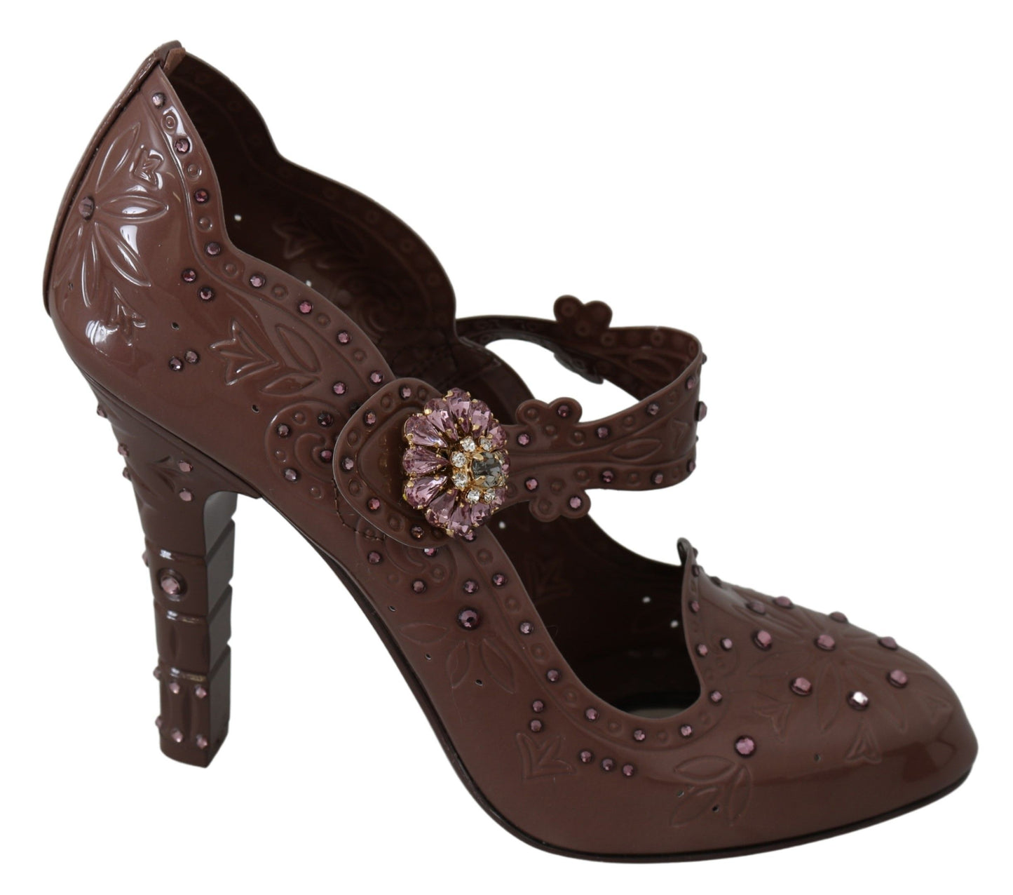 Encantadores zapatos de tacón de cristal de Cenicienta