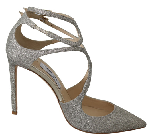 Zapatos de tacón de piel Platinum Ice Lancer: elegancia refinada