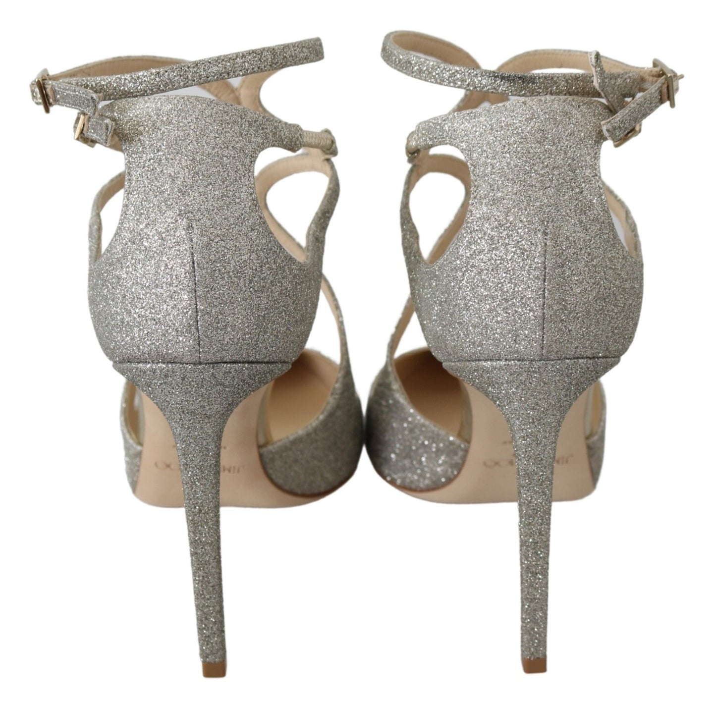 Zapatos de tacón de piel Platinum Ice Lancer: elegancia refinada