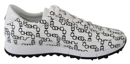 Elegantes zapatillas de piel monocromáticas