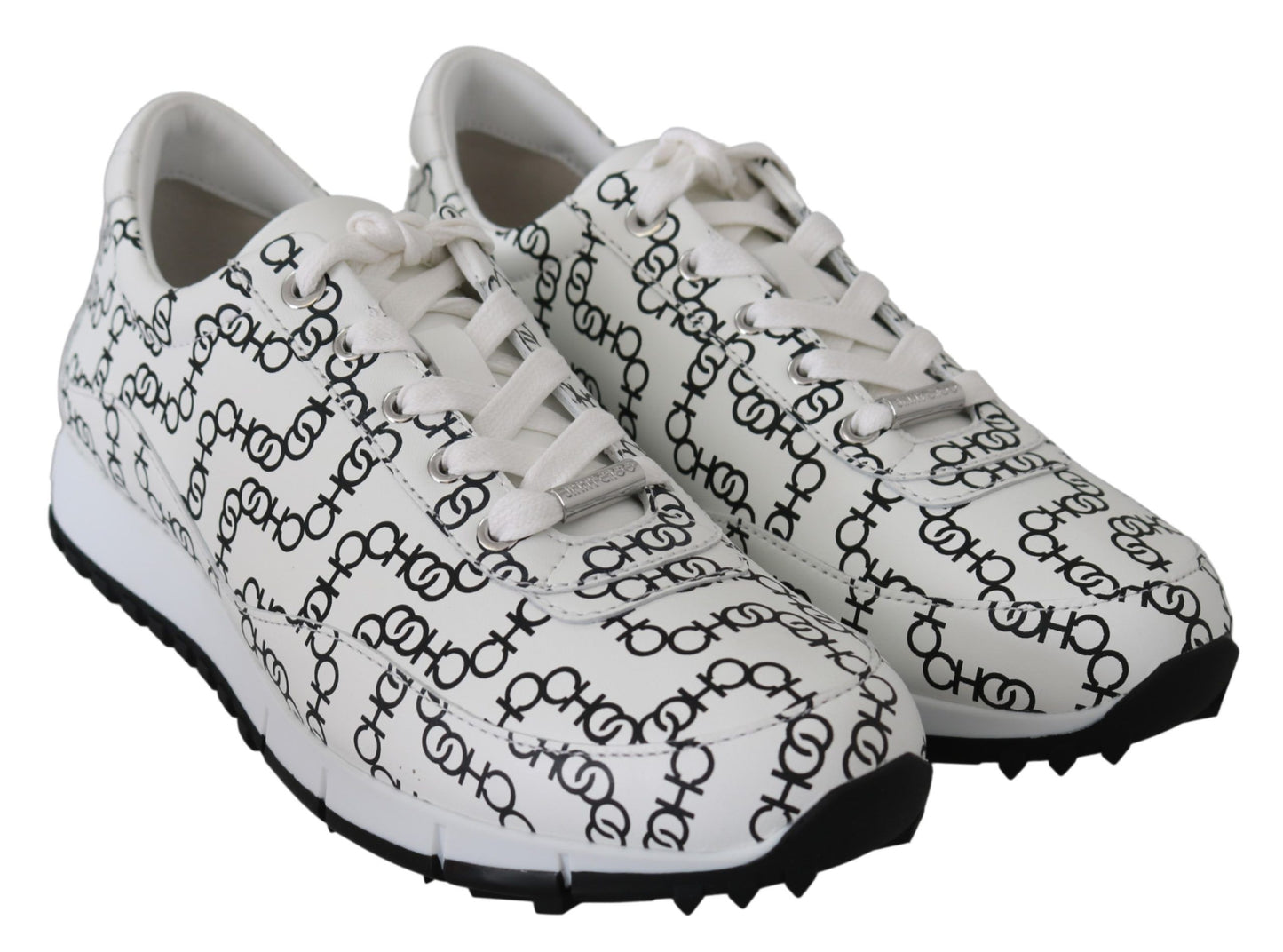 Elegantes zapatillas de piel monocromáticas