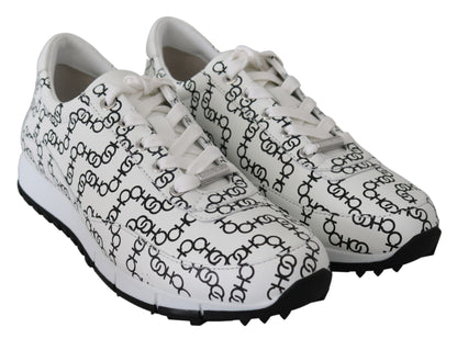 Elegantes zapatillas de piel monocromáticas