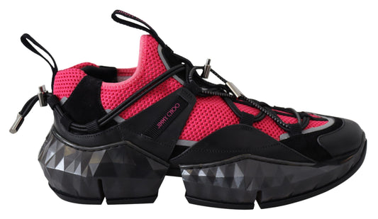Zapatillas deportivas de malla de cuero Electric Elegance