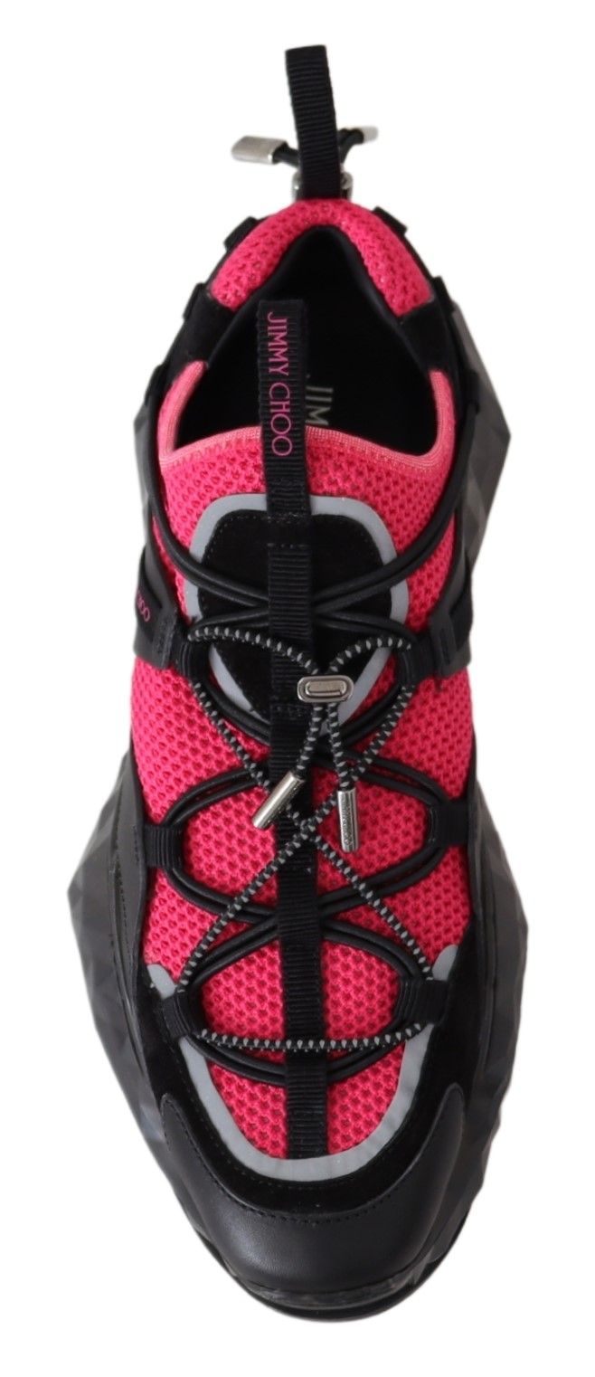 Zapatillas deportivas de malla de cuero Electric Elegance