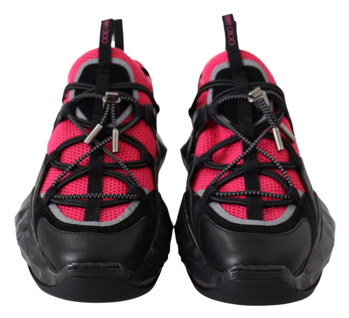 Zapatillas deportivas de malla de cuero Electric Elegance