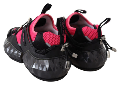 Zapatillas deportivas de malla de cuero Electric Elegance