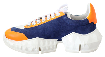 Zapatillas deportivas de mezcla de cuero Electric Elegance