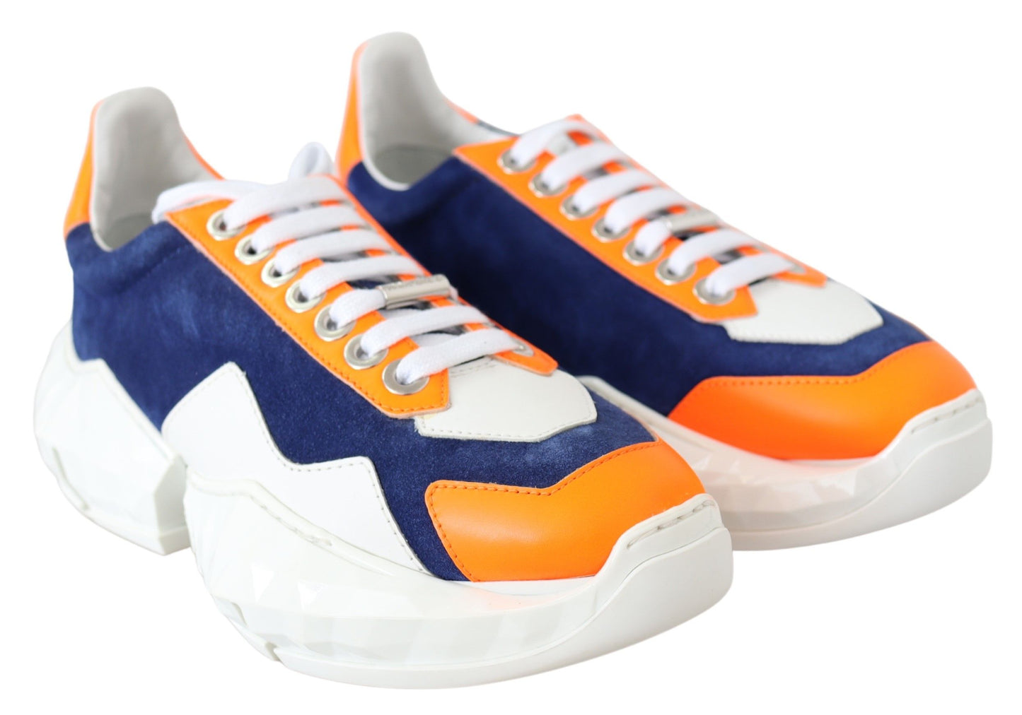 Zapatillas deportivas de mezcla de cuero Electric Elegance