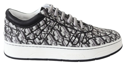 Zapatillas brillantes sin cordones - Plateadas y negras