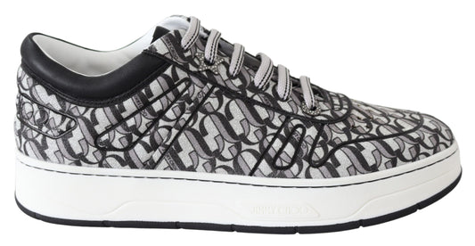 Zapatillas brillantes sin cordones - Plateadas y negras
