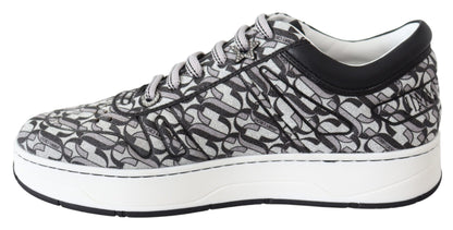 Zapatillas brillantes sin cordones - Plateadas y negras