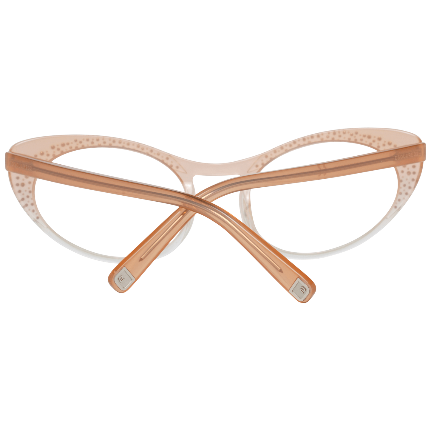 Gafas de diseño elegantes con tonos rosa
