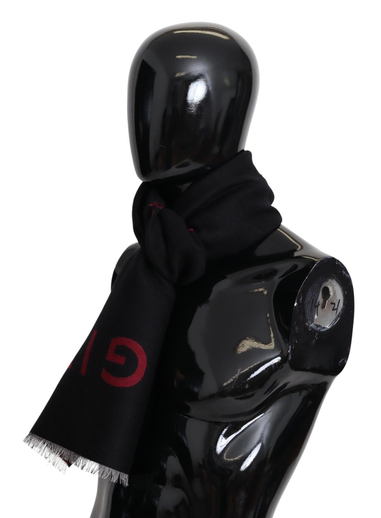 Elegante bufanda unisex de mezcla de lana y seda