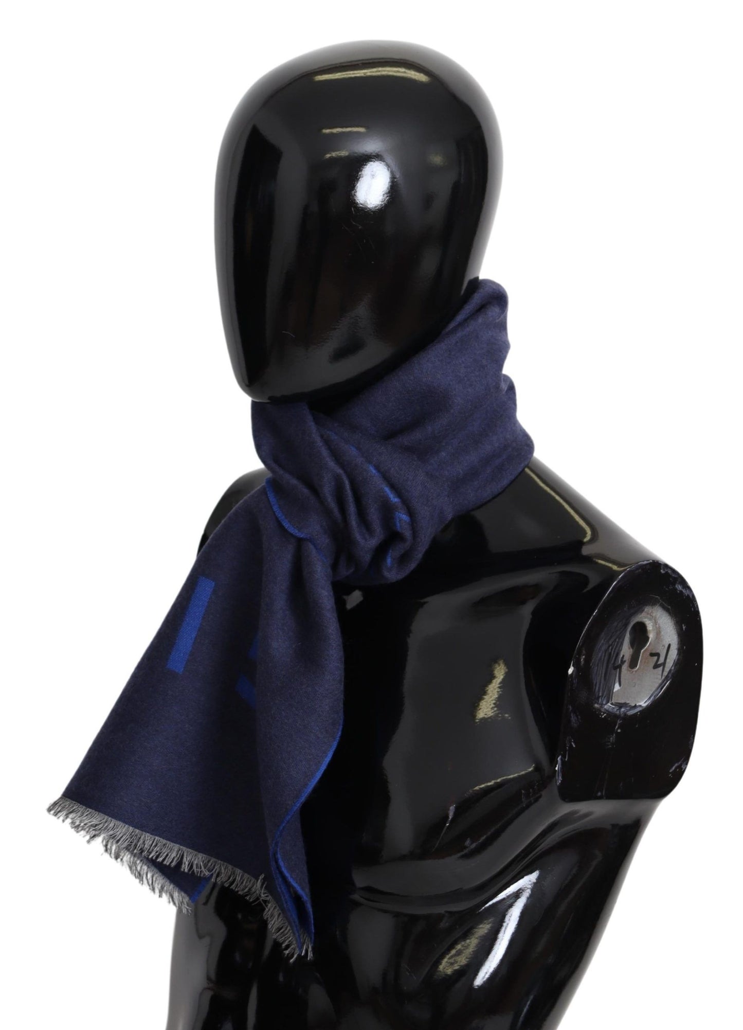 Elegante bufanda unisex de mezcla de lana y seda