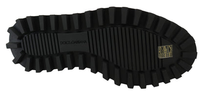 Elegantes zapatos Derby de piel de becerro negros