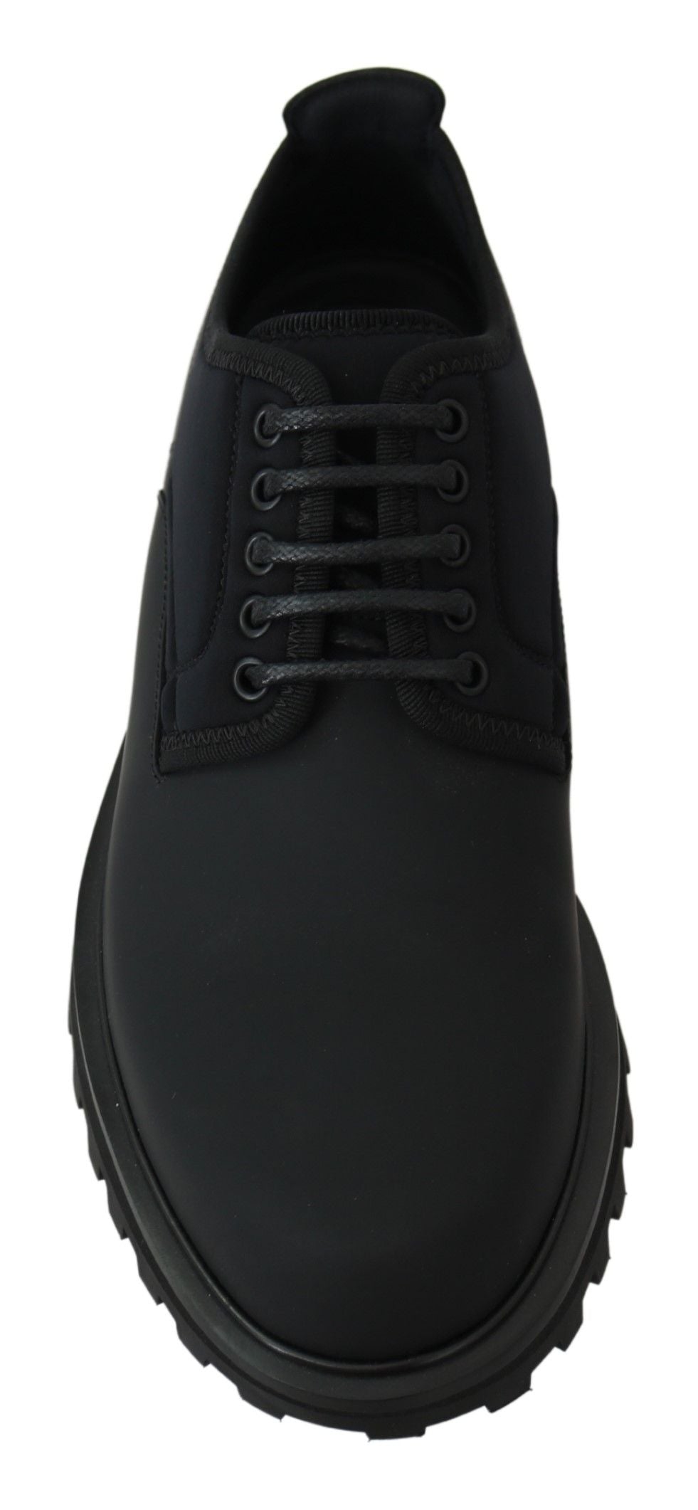 Elegantes zapatos Derby de piel de becerro negros