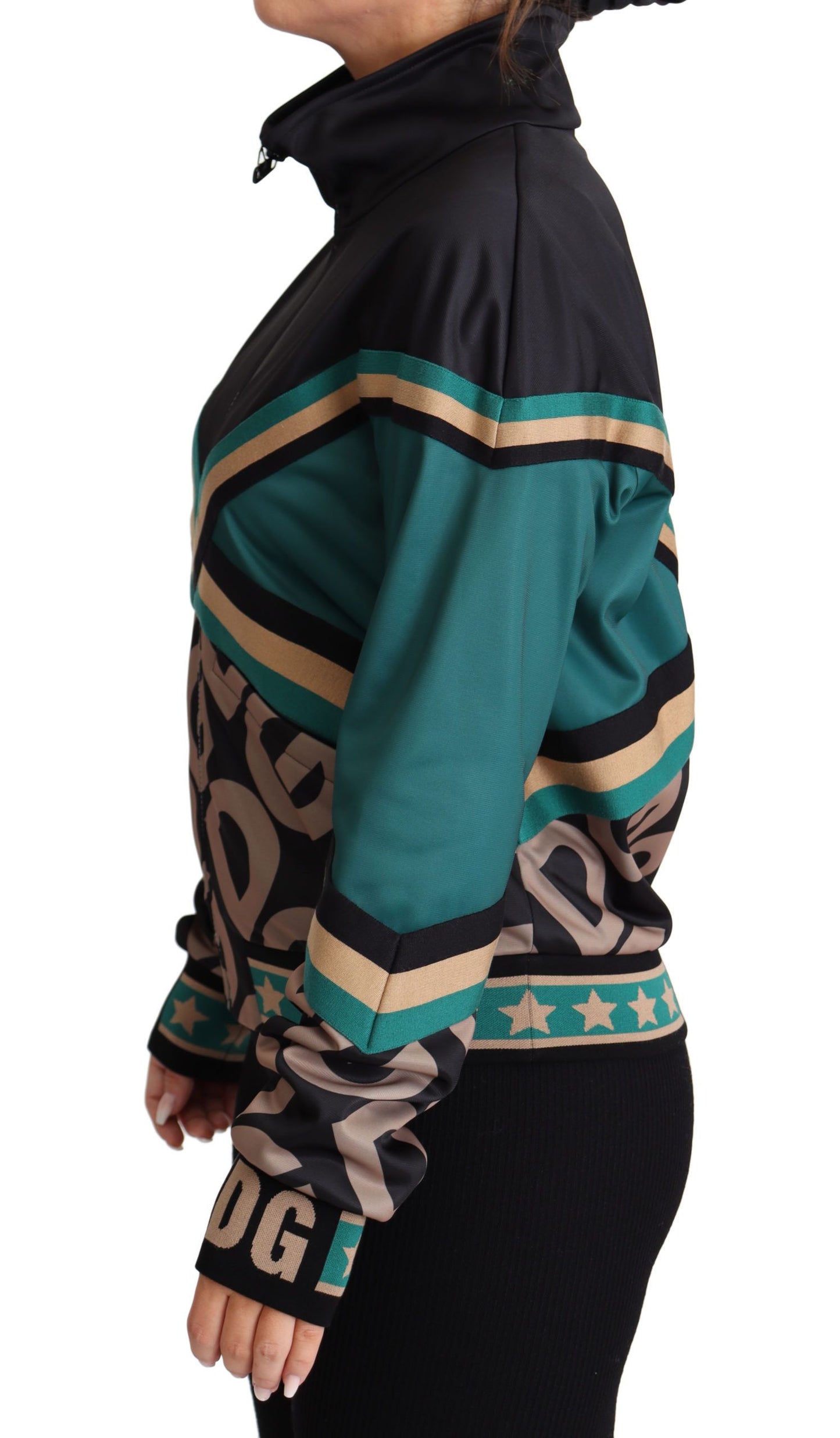 Chaqueta deportiva multicolor chic con logo Mania