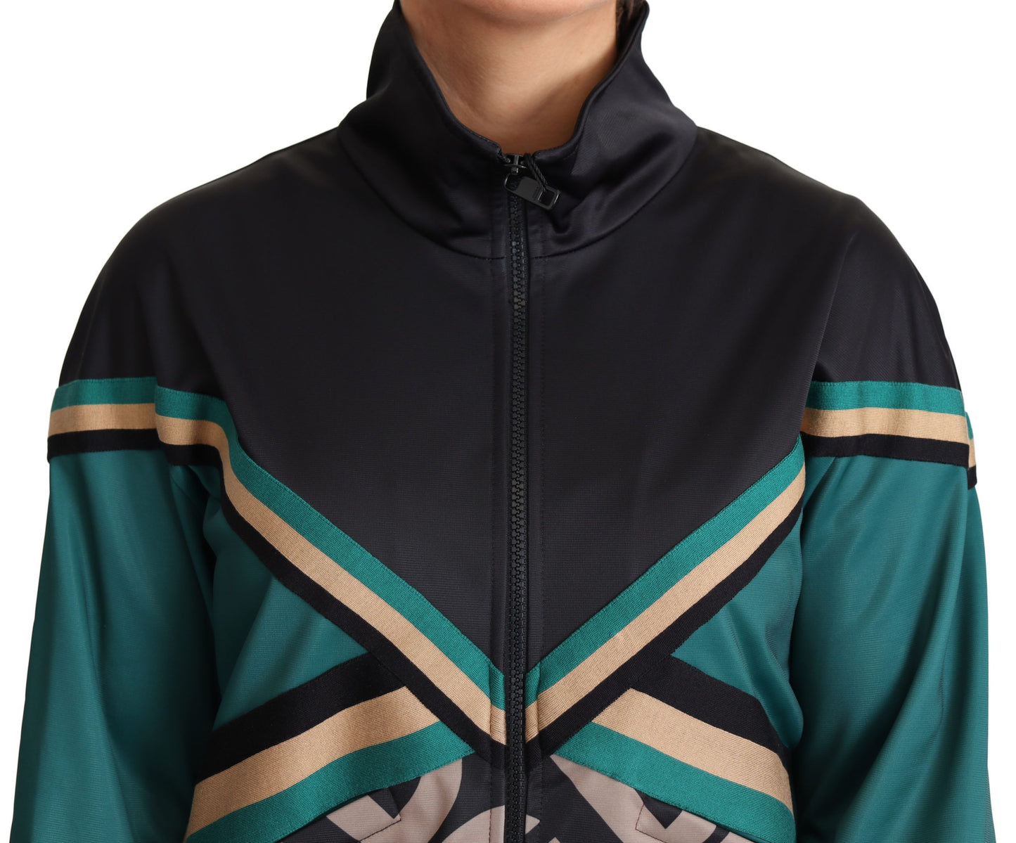 Chaqueta deportiva multicolor chic con logo Mania