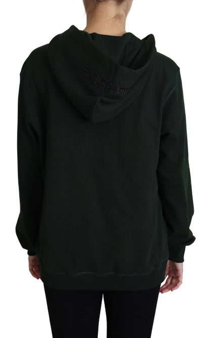 Sudadera con capucha bordada con corona real