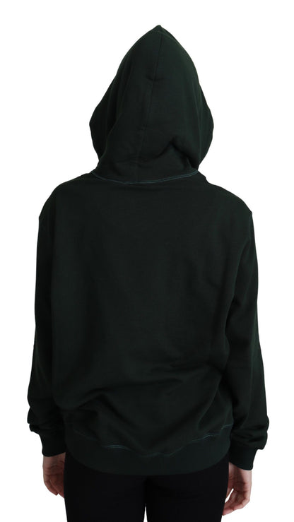 Sudadera con capucha bordada con corona real