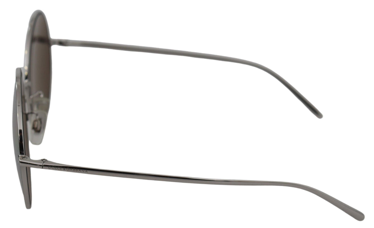 Gafas de sol elegantes con lentes gris plateado para mujer