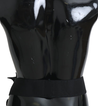 Cinturón elegante de cristal negro