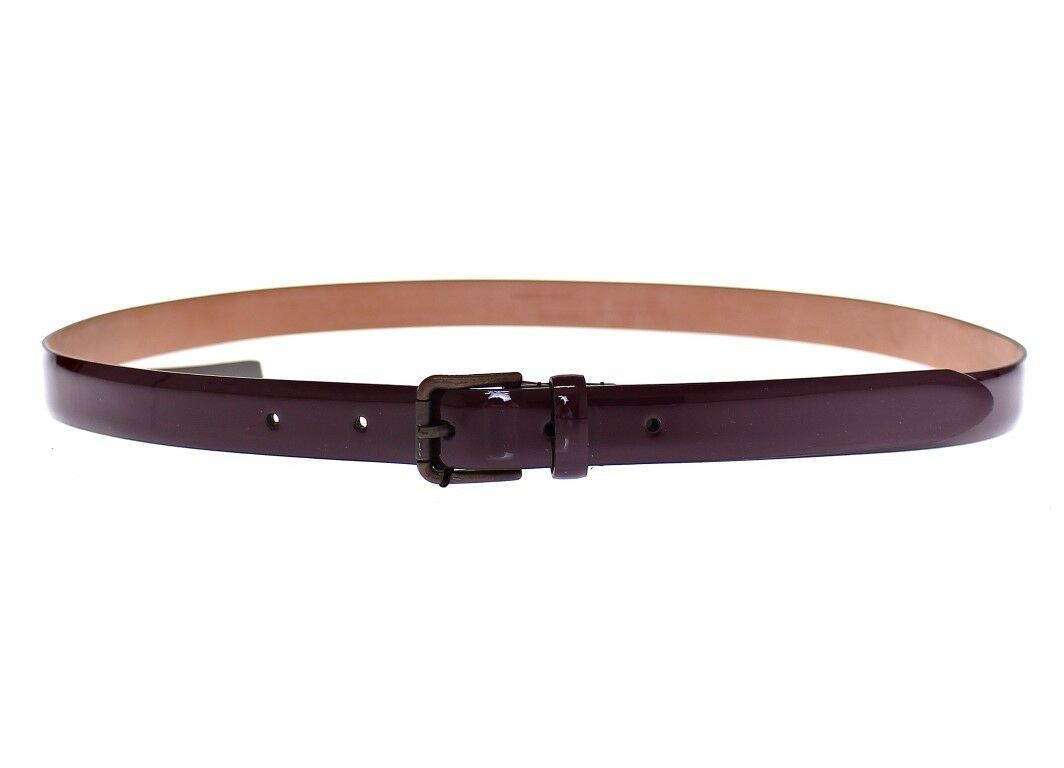 Cinturón elegante de cuero morado