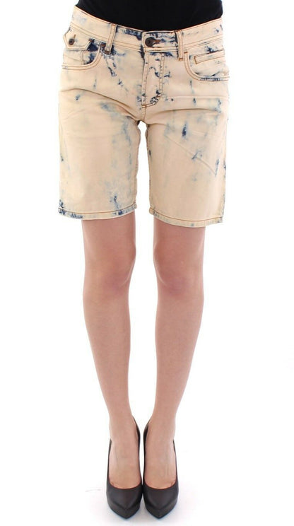 Pantalones cortos de algodón chic de verano en azul