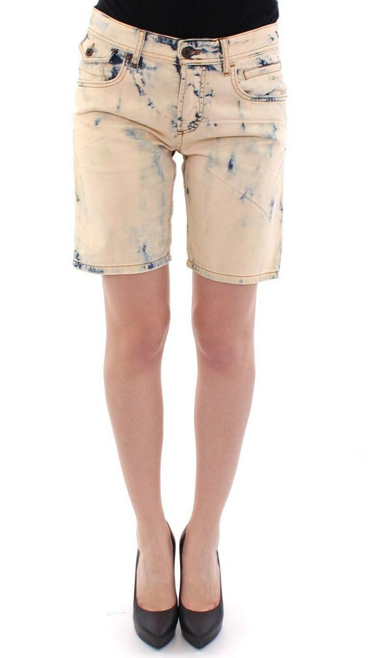 Pantalones cortos de algodón chic de verano en azul