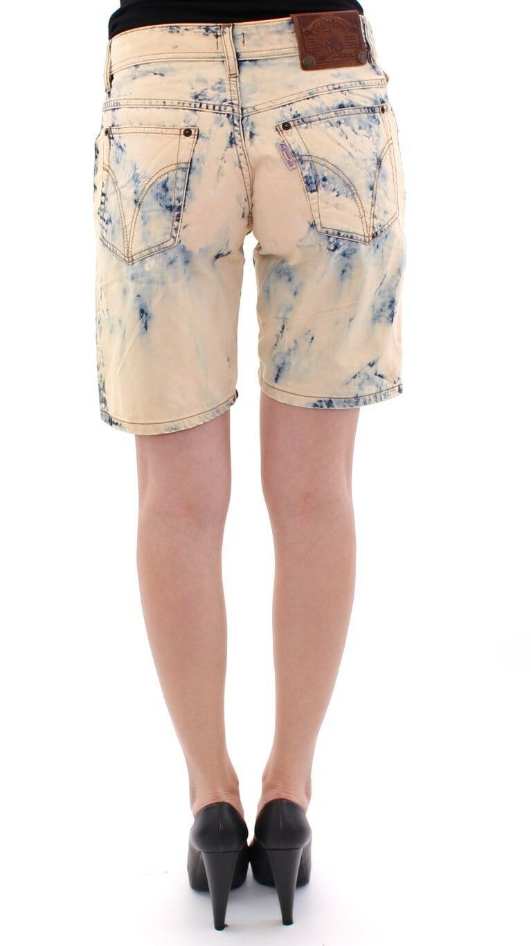 Pantalones cortos de algodón chic de verano en azul
