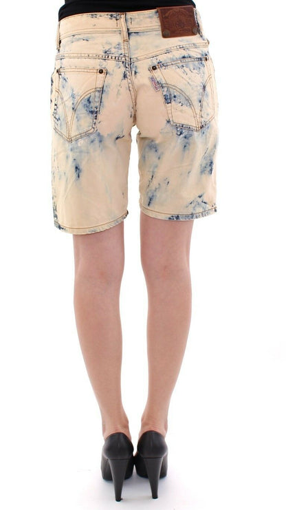 Pantalones cortos de algodón chic de verano en azul