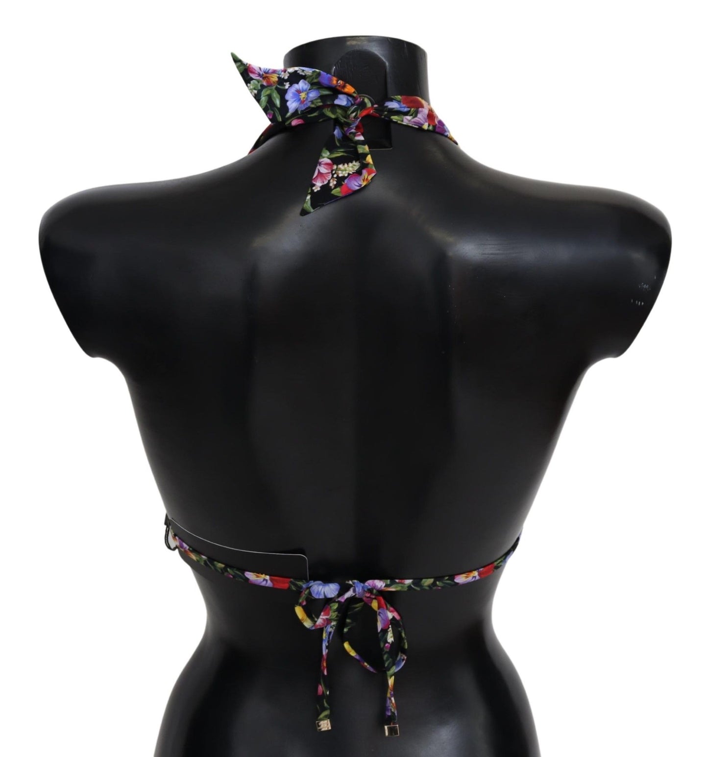 Top de bikini con estampado floral chic