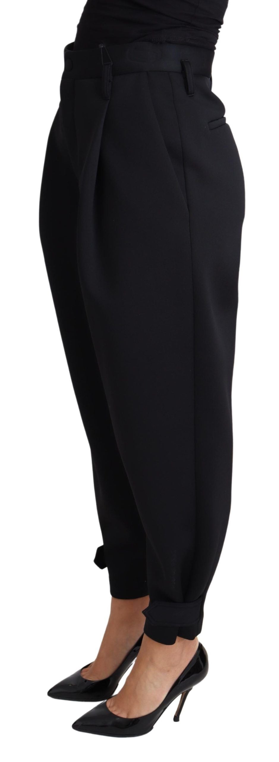 Pantalones elegantes de cintura alta