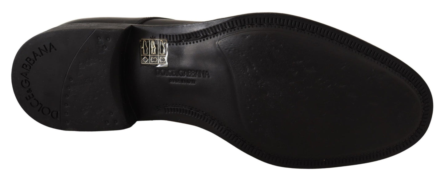 Elegantes zapatos formales Derby negros